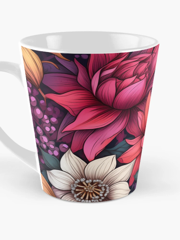 Thumbnail 3 of 4, Coffee Mug, Floral Patterns designed and sold by Rtymer.