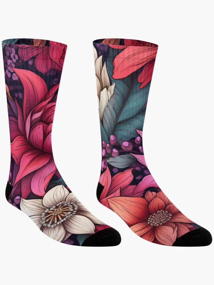 Thumbnail 3 of 5, Socks, Floral Patterns designed and sold by Rtymer.