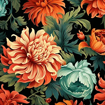 Artwork thumbnail, Floral Patterns by Rtymer