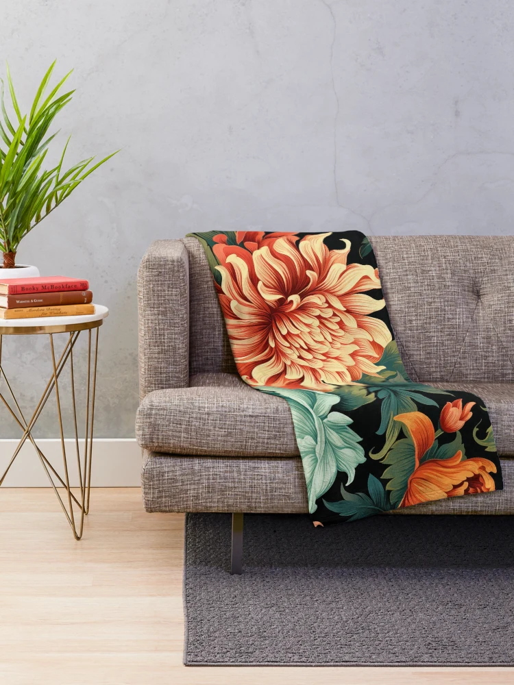 Thumbnail 2 of 6, Throw Blanket, Floral Patterns designed and sold by Rtymer.