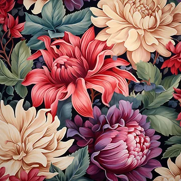 Artwork thumbnail, Floral Patterns by Rtymer