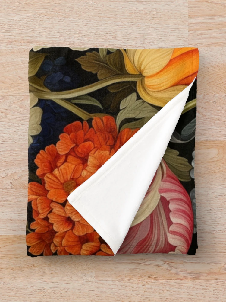 Thumbnail 3 of 6, Throw Blanket, Floral Patterns designed and sold by Rtymer.