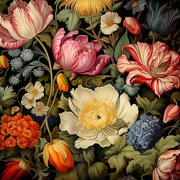Artwork thumbnail, Floral Patterns by Rtymer