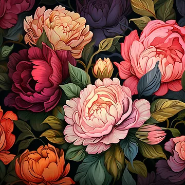 Artwork thumbnail, Floral Patterns by Rtymer