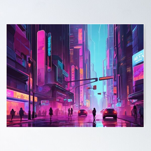 Item preview, 032 Cyberpunk City designed and sold by Alexis Art Collection.