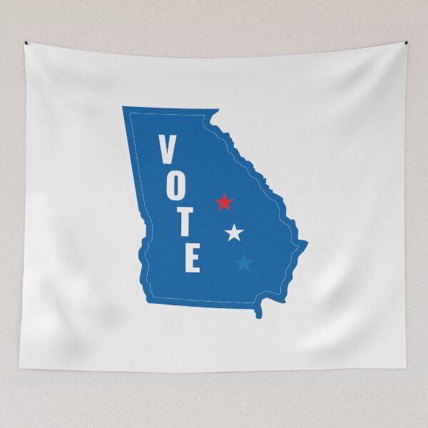 Item preview, Georgia Votes Democratic: Patriotic Call to Action designed and sold by Mundivagant Designs.
