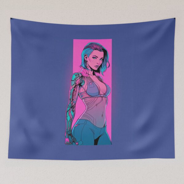 Item preview, Cyborg Girl designed and sold by ArtCraftLab.
