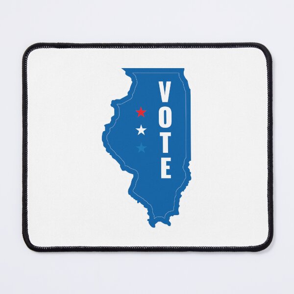 Item preview, Illinois Votes Democratic: Patriotic Call to Action designed and sold by Mundivagant Designs.