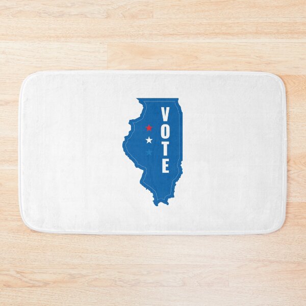 Item preview, Illinois Votes Democratic: Patriotic Call to Action designed and sold by Mundivagant Designs.