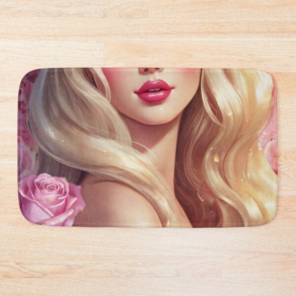 Item preview, Beautiful girl with pink roses watercolor  designed and sold by Millionsxi.