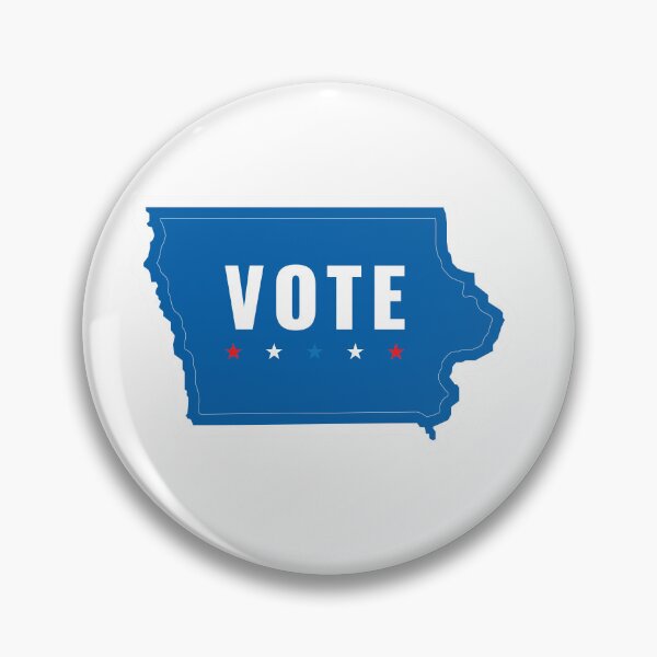 Item preview, Iowa Votes Democratic: Patriotic Pride and Action designed and sold by Mundivagant Designs.