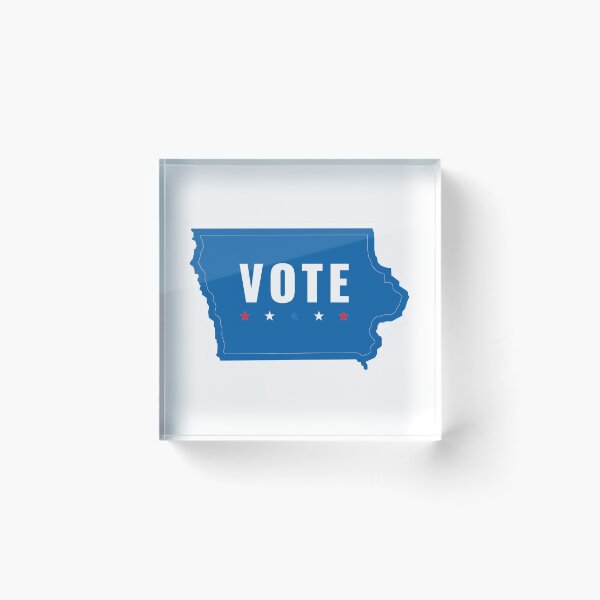 Item preview, Iowa Votes Democratic: Patriotic Pride and Action designed and sold by Mundivagant Designs.