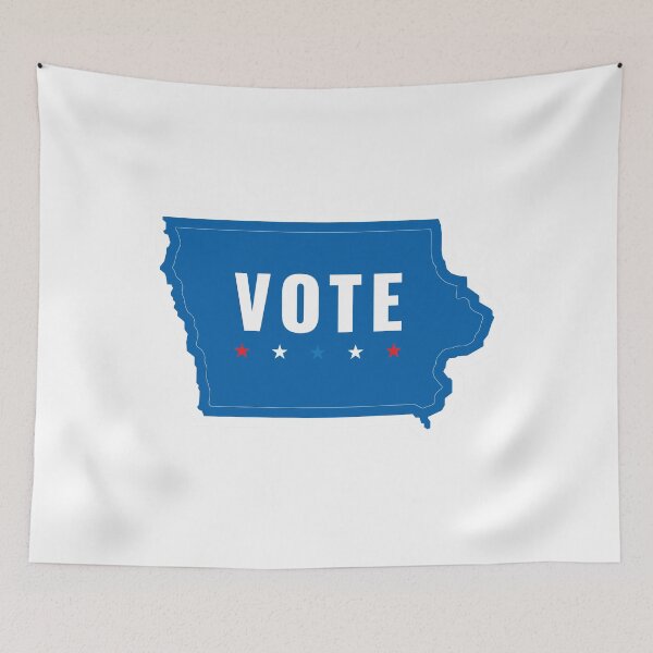 Item preview, Iowa Votes Democratic: Patriotic Pride and Action designed and sold by Mundivagant Designs.