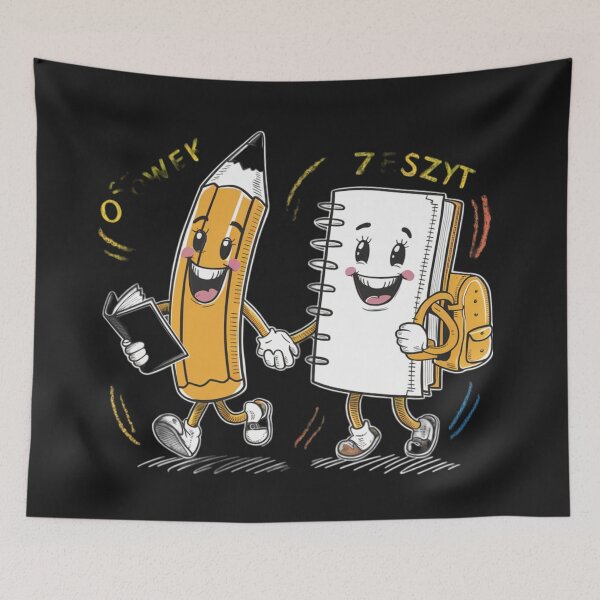 Item preview, BACK TO SCHOOL ,  HAPPY PENCIL  AND  NOTEBOOK  designed and sold by YourTrendyTees.