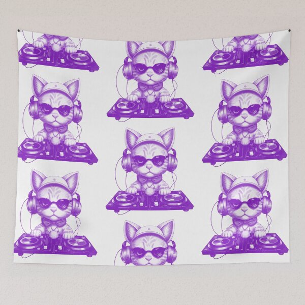Item preview, DJ Cat designed and sold by kinpirks.