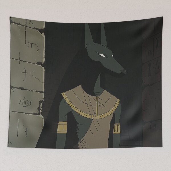 Item preview, Anubis, Egyptian deity | Anime style designed and sold by ComicsFactory.