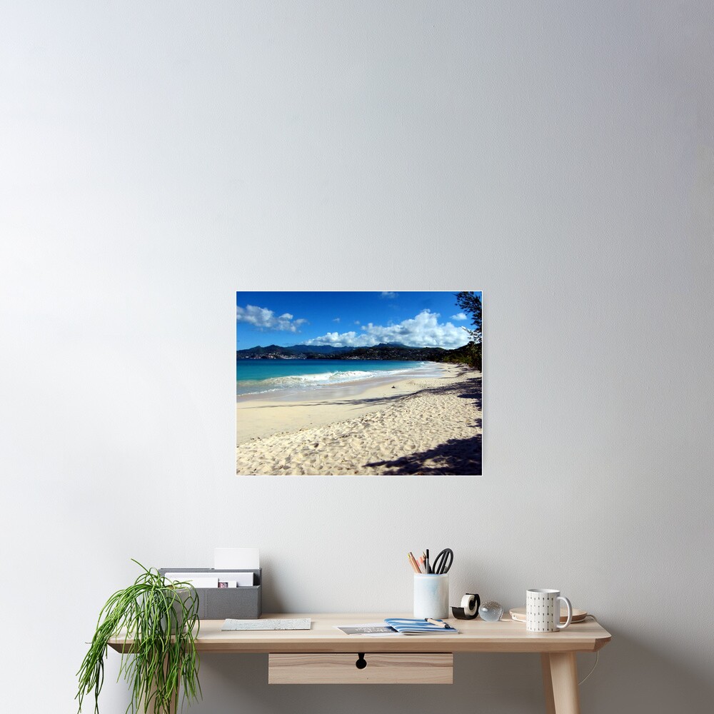 Grand Anse Beach, Grenada. Poster