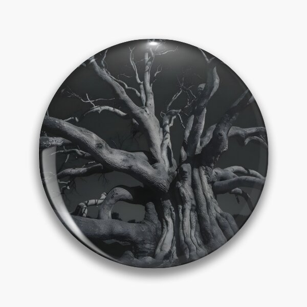 Item preview, hauntingly beautiful black-and-white photograph of a massive, leafless tree designed and sold by OneLastWish.