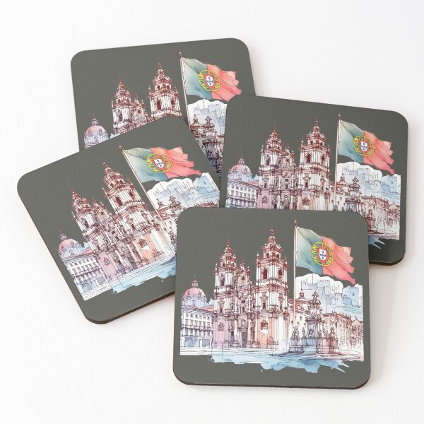 Item preview, Portugal Landmarks 3D Sketch Design,  designed and sold by PaintMeWorld.