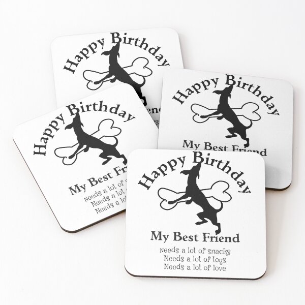 Item preview, Dog Birthday with bone designed and sold by Wilfried van Dokkumburg.