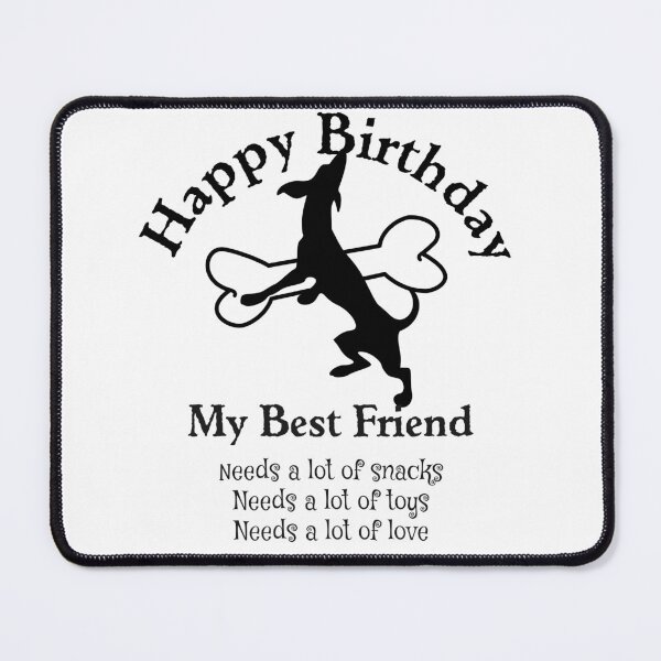 Item preview, Dog Birthday with bone designed and sold by Wilfried van Dokkumburg.