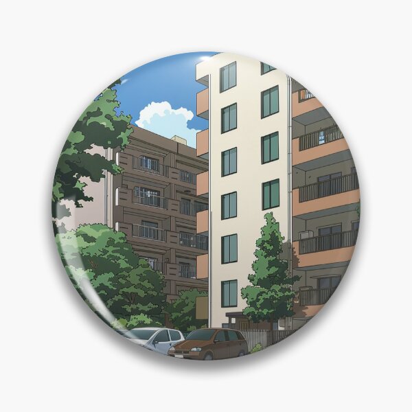 Item preview, Apartment complex | Anime style designed and sold by ComicsFactory.