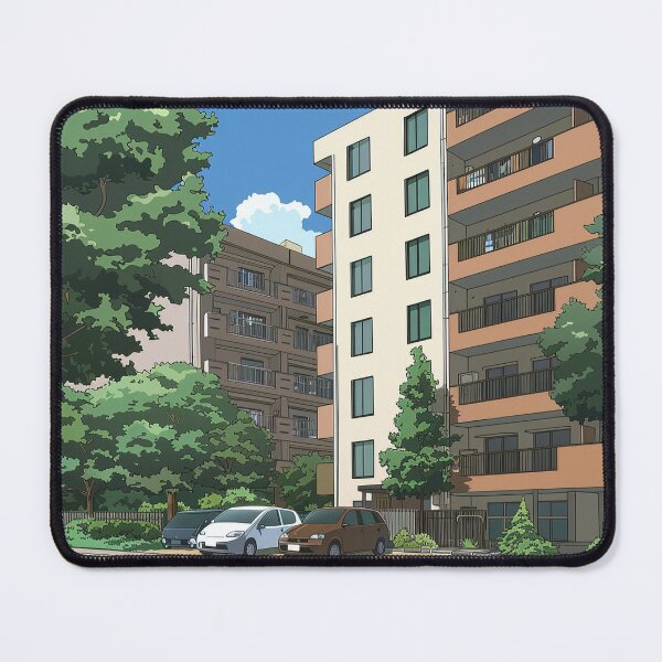 Item preview, Apartment complex | Anime style designed and sold by ComicsFactory.