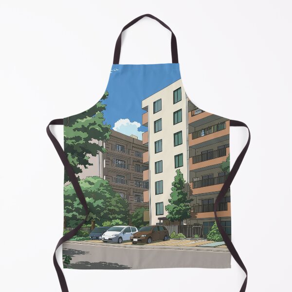 Item preview, Apartment complex | Anime style designed and sold by ComicsFactory.