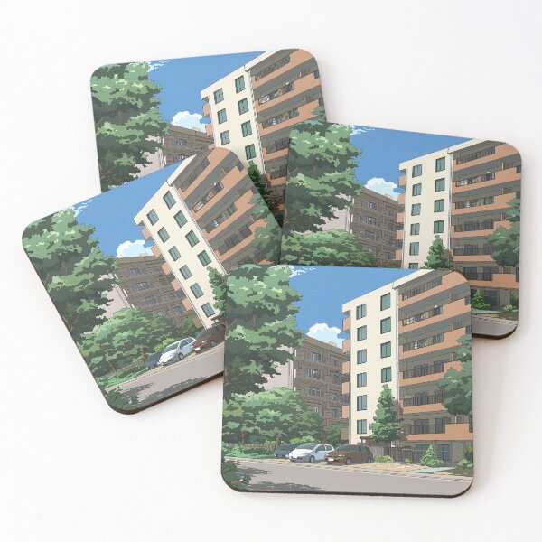 Item preview, Apartment complex | Anime style designed and sold by ComicsFactory.
