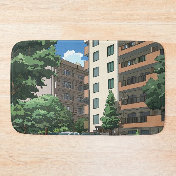 Item preview, Apartment complex | Anime style designed and sold by ComicsFactory.
