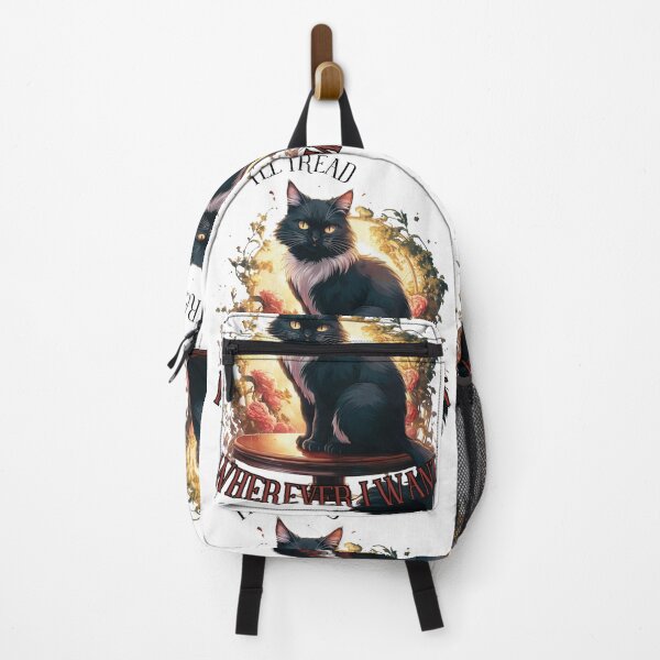 Item preview, I'll Tread Wherever I Want! Black cat designed and sold by Merch-Kitsune.
