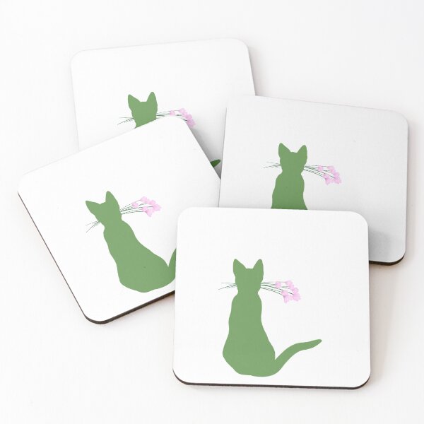 Item preview, Romantic Green Cat designed and sold by mayatA-rt.