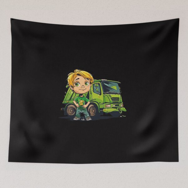 Item preview, Hank and Trash Truck Playtime Tee designed and sold by GymRat--9.