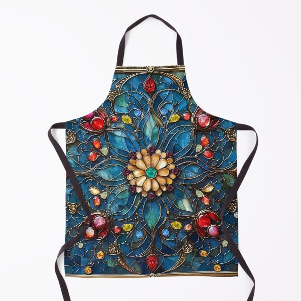 Item preview, Gilded Floral Symphony Tile designed and sold by stevepmp.