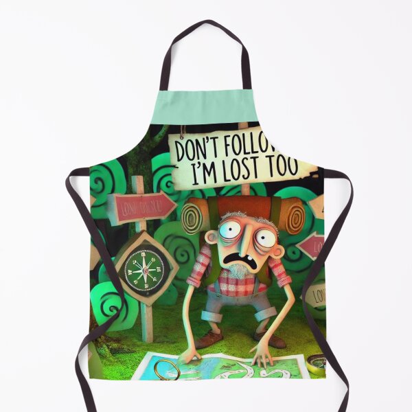 Item preview, Lost Explorer – Humorous Adventure Cartoon designed and sold by Design Delinquent.