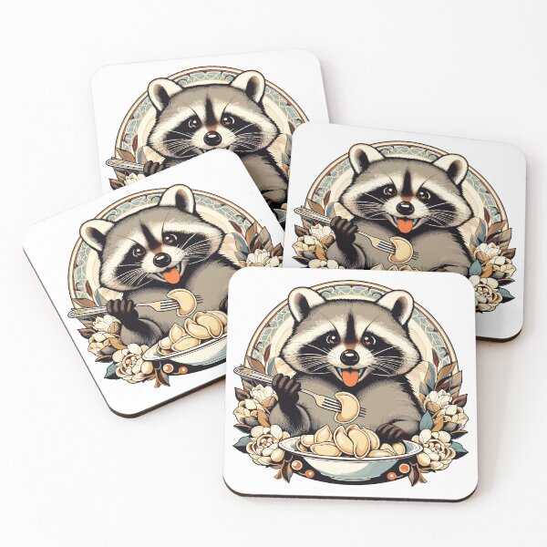 Item preview, Wareniki raccoon cute gift designed and sold by Pineapple-Tree.