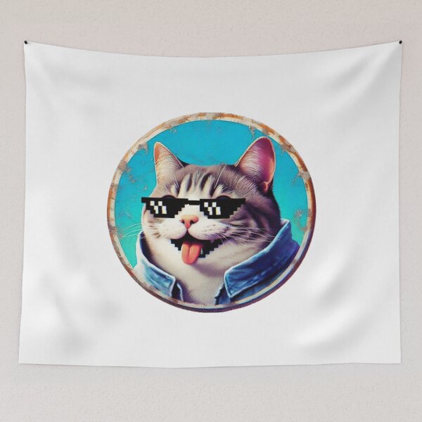 Item preview, pixel cat  designed and sold by piscininha.