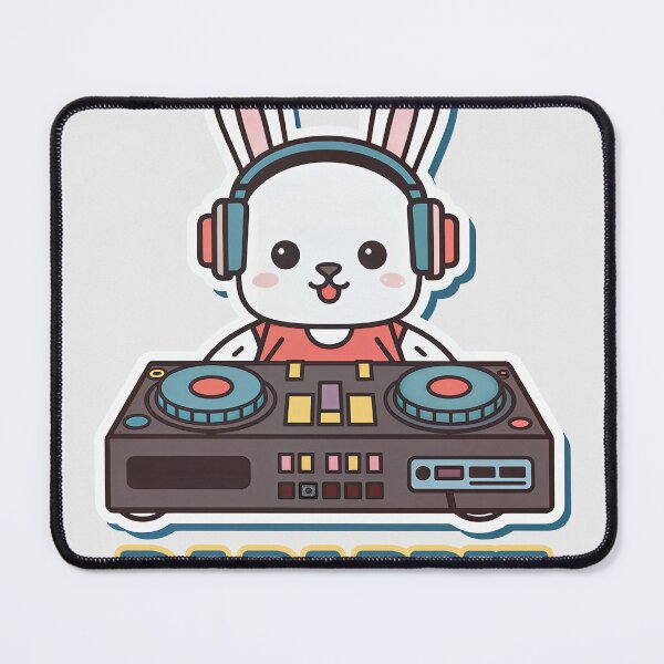 Item preview, Sticker T-Shirt Design Trending: DJ Rabbit designed and sold by ForeverPrintsOK.