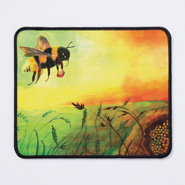 Item preview, Bumblebee flying back to the nest at sunset designed and sold by Julia Doria.