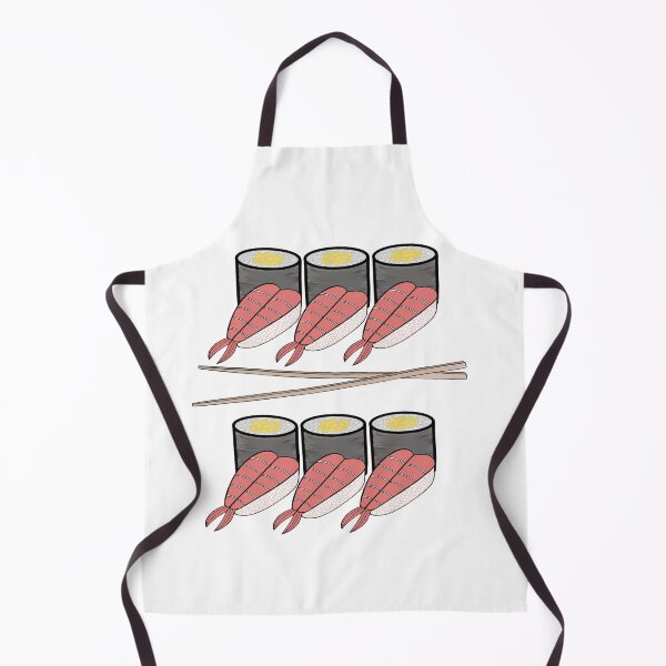 Item preview, Sushi Roll Salmon Nigiri And Chopsticks designed and sold by Sartoris Art.