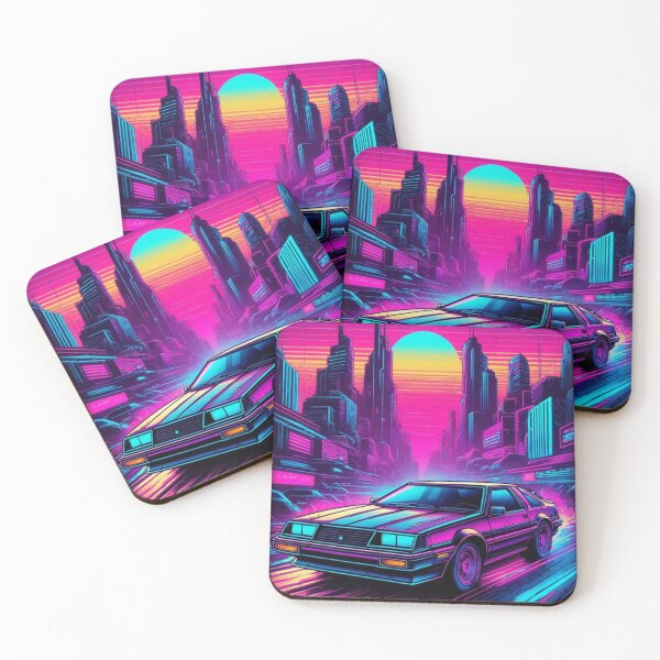 Artikelvorschau, 80er Vaporwave Retro Auto entworfen und verkauft von Mehgan-Ashcroft.