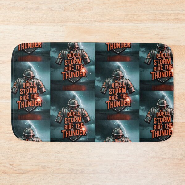 Item preview, We Quell The Storm And Ride The Thunder Military Quote designed and sold by TheArtOfPat.