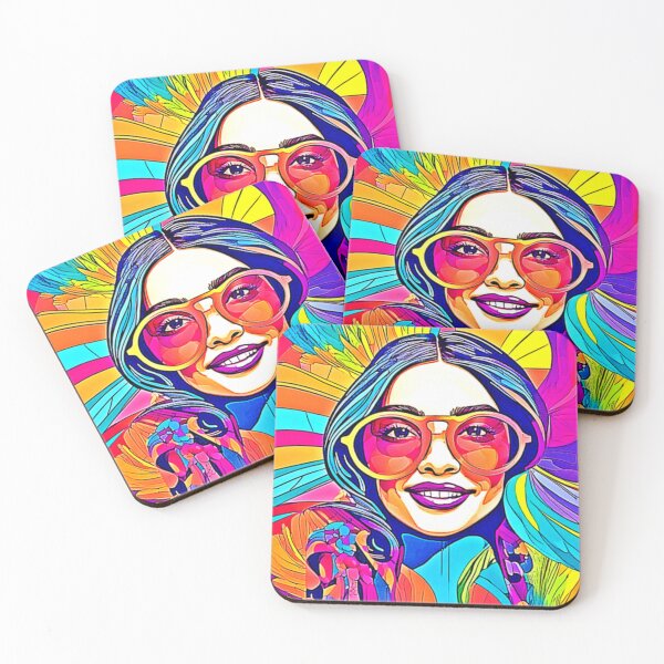 Artikelvorschau, Grooviges Retro-Pop-Art-Mädchen entworfen und verkauft von Health And Fitness Posts e-Store.