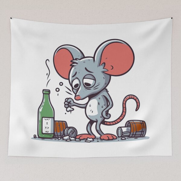 Item preview, Drunk Mouse designed and sold by Puppies-.