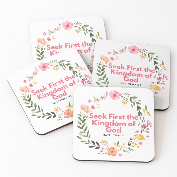 Item preview, Seek First the Kingdom - Matthew 6:33 designed and sold by ebocraft.