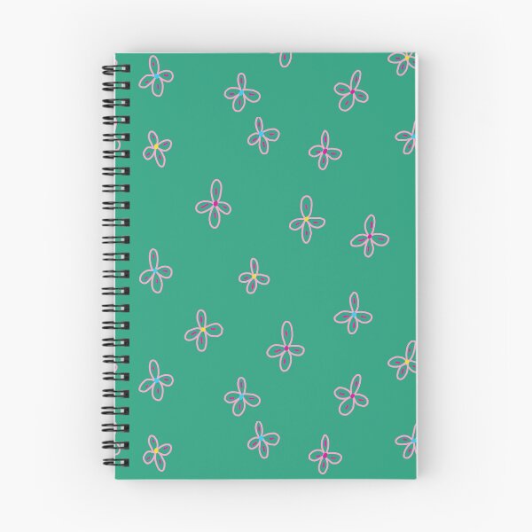 Item preview, Colorful flowers drawn on a green background designed and sold by niiceshop.