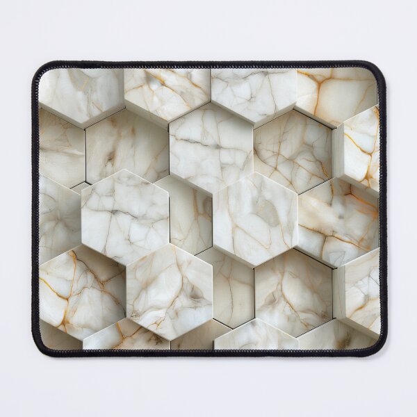 Item preview, Calacatta Marble Geometric designed and sold by KootenayDesigns.