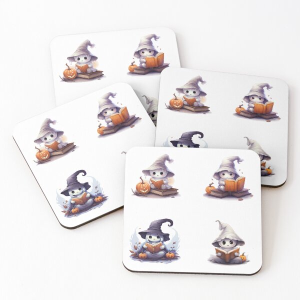 Item preview, Bookish Ghosts: Cute Reading Spirits designed and sold by MixinMadness.