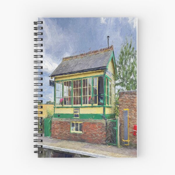 Item preview, Railway Signal Box England Art designed and sold by Londonimages.