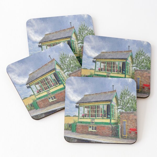 Item preview, Railway Signal Box England Art designed and sold by Londonimages.